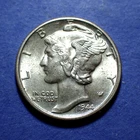 1944-D Mercury Dime  BU FSB