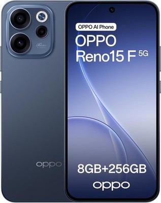 OPPO Reno15 F 5G 8+256GB entsperrt 6,57'' 120Hz 6500mAh IP69 Twilight Blue