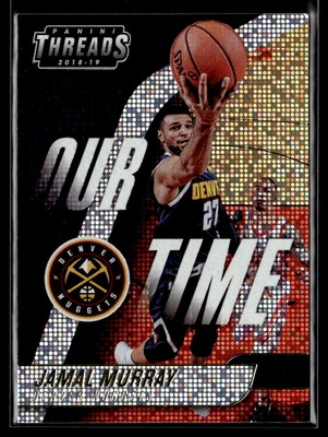 Jamal Murray - 2018-19 Panini Threads Our Time Dazzle #8 Denver Nuggets