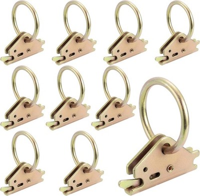 Steel E-Track O Ring Tie Down Anchors For E-Track TieDown System-10 Pcs