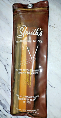 Vintage Smith s Sharpening Sticks for knives new old stock