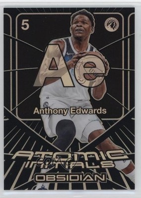 2024-25 Panini Obsidian Atomic Initials 125/125 Anthony Edwards #17 1f8v
