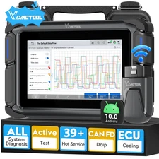 2025 VDIAGTOOL VD70S Bidirectional Car Diagnostic Scanner OBD2 Tool Key Coding 