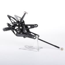 Arlows Racing Fussrastenanlage Yamaha YZF 600 R6 RJ05 RJ09 03-05 Schwarz