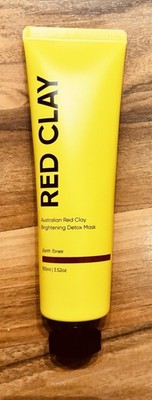Earth Tones Australian Red Clay Brightening Detox Mask Face 100ml