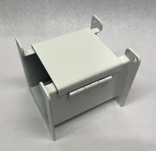 Hoffman F44L06 nVent Hinged Cover Wireway Section 4" x 4" PAINTED WHITE