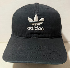 Adidas Originals Adjustable Strapback Hat Black Cotton