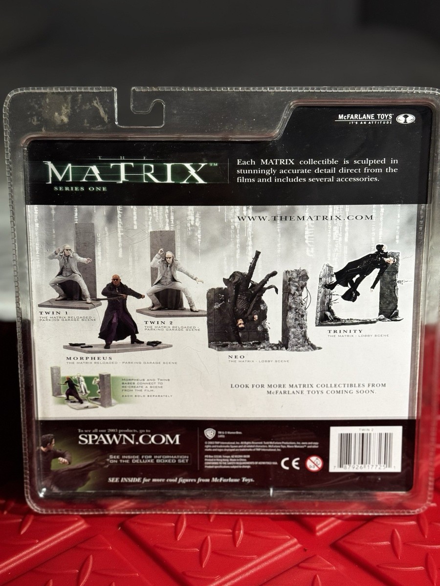壽屋MATRIX RELOADED [TWINS ]レア箱付き美品! McFarlane Toys The Matrix Series 1 Twin 2 Figure T2137 for
