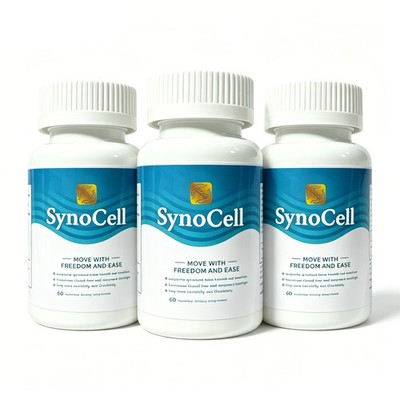 1-3 Pack Synocell Capsules   Back Neck and Joint Support Complex - 60 Caps