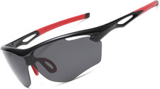 Polarized Sport Sunglasses for Men Women UV400 Protection Rectangle Sun Glasses