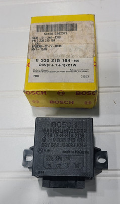 Bosch 0335215164 flasher unit 24V/(2+1)x21 Unimog 406 416 FLU419 Mercedes-Benz