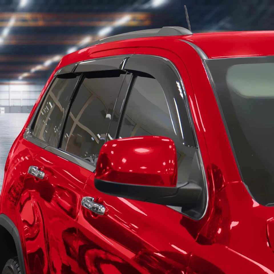 Защита от дождя вентиляционные козырьки козырек для Jeep Grand Cherokee 2011-2020 годов выпуска небьющиеся - Изображение 3 из 4