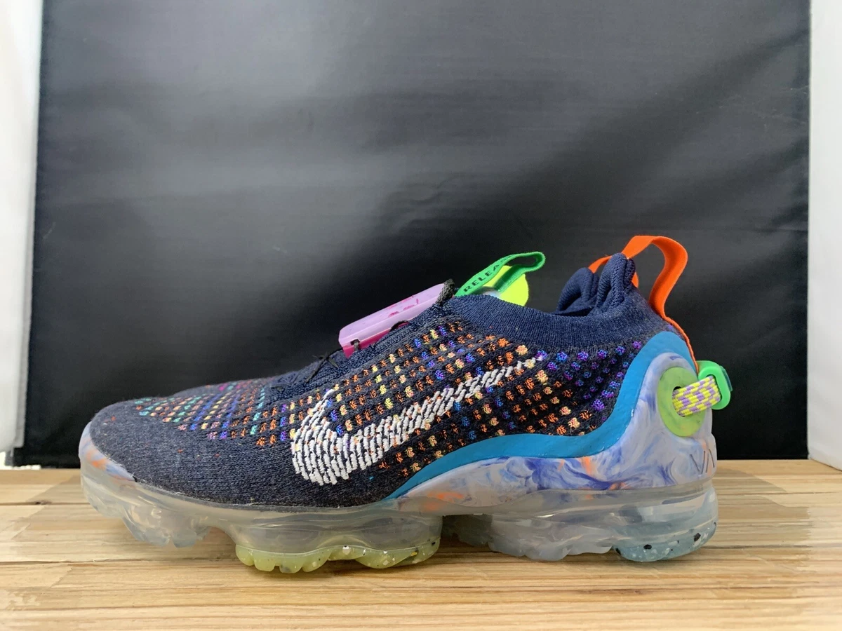 Nike Air Vapormax 2020 FK Flyknit Women s 5.5 CJ6741 400 Royal Blue White