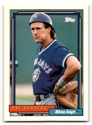 1992 Topps #563 Pat Borders    Toronto Blue Jays Baseball Cards EX/NM ID:55871