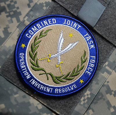 COMBINED JOINT TASK FORCE CJTF-OIR OPERATION INHERENT RESOLVE vêlkrö INSIGNIA