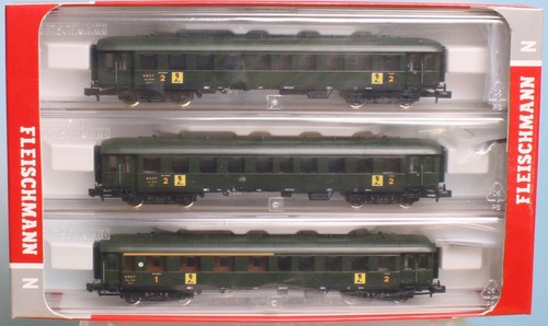 Fleischmann 867710, - Spur N / Maßstab 1:160 -, SNCF Reisezugwagen-Set, Ep. 3 | Zustand: Neu