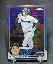 Avisail Garcia Base Refractor 2023 Topps Chrome Baseball Card #35 Miami Marlins