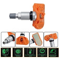 TPMS Tire Sensors With Silver Valve Stems For 2017 - 2022 Bentley Bentayga SUV