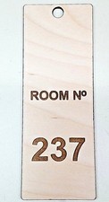 THE SHINING Room 237 The Overlook Hotel Key Fob Homemade wooden hanger sign door