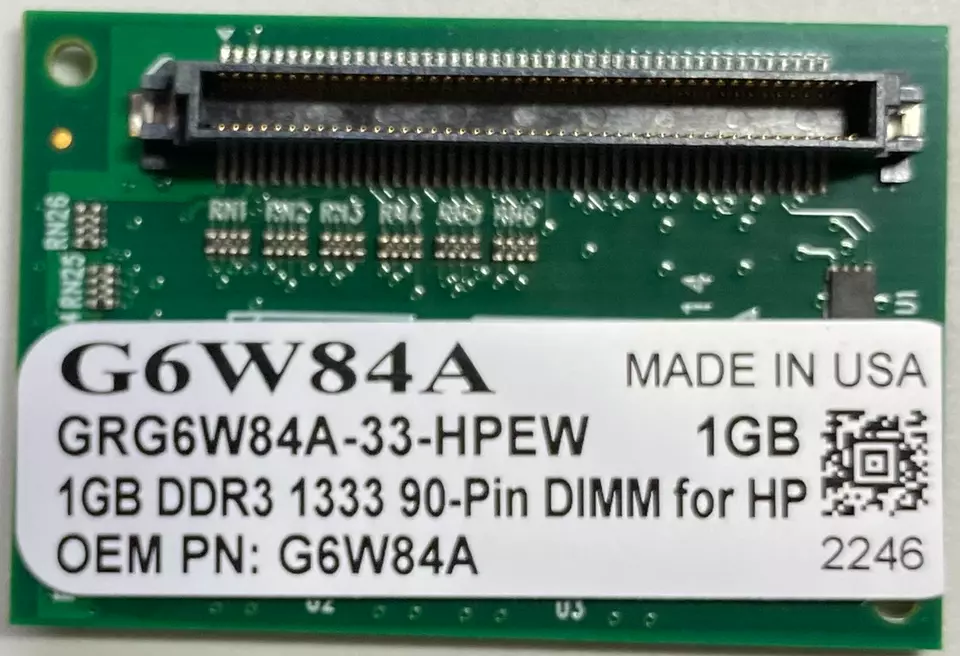 Gigaram HP G6W84A 1 GB 90-pin DDR3 DIMM (G6W84A) - Image 2 of 4