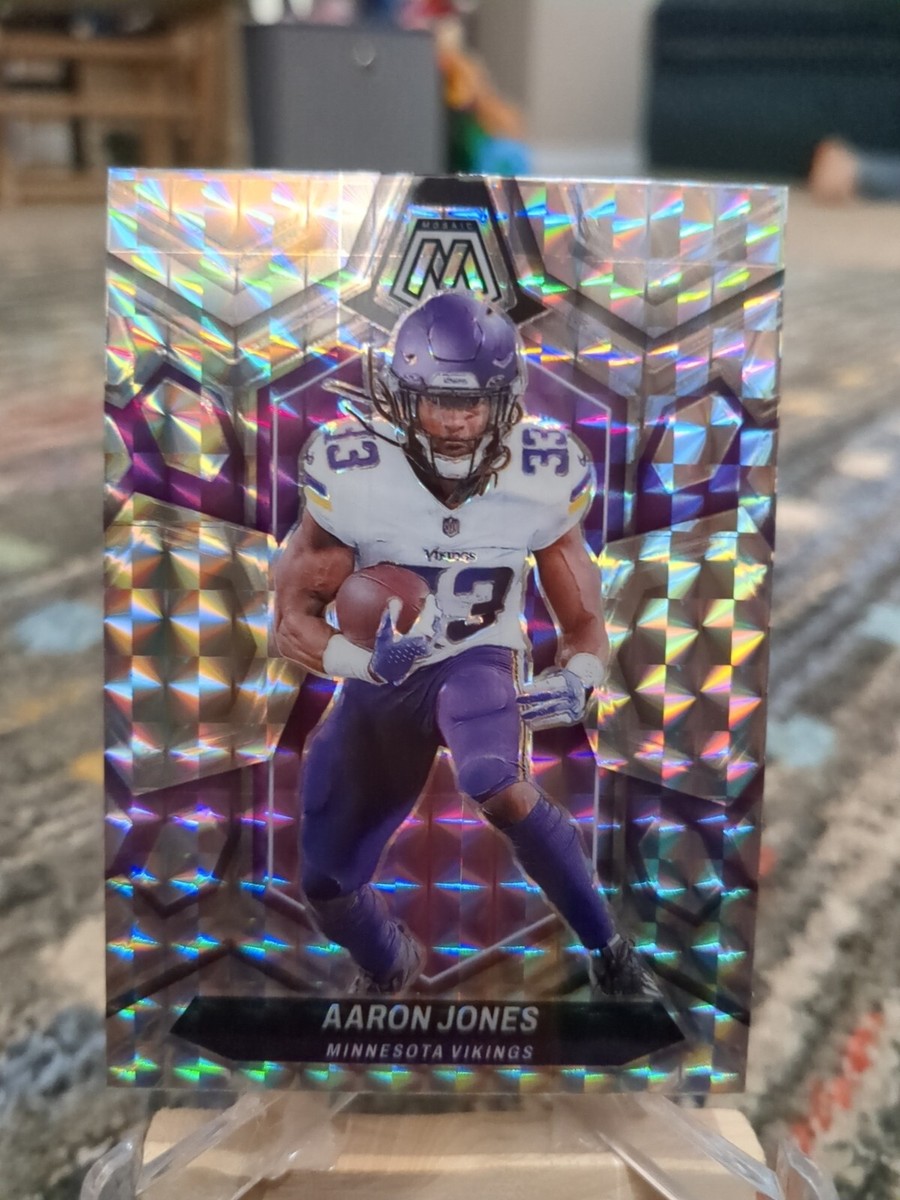 2024 Panini Mosaic - Aaron Jones Silver Mosaic - Minnesota