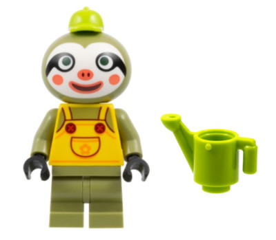 LEGO Animal Crossing Minifigur - ani015 - Faultier Gerd Leif - Set 77054