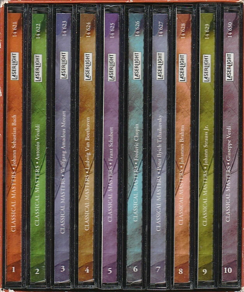 NEW CD Classical Masters (Box Set) 10 Discs Laserlight 11+ Hours Classical Music - Image 2 of 4