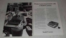 1980 2-page Smith-Corona Electric Portable Typewriter Ad thumbnail