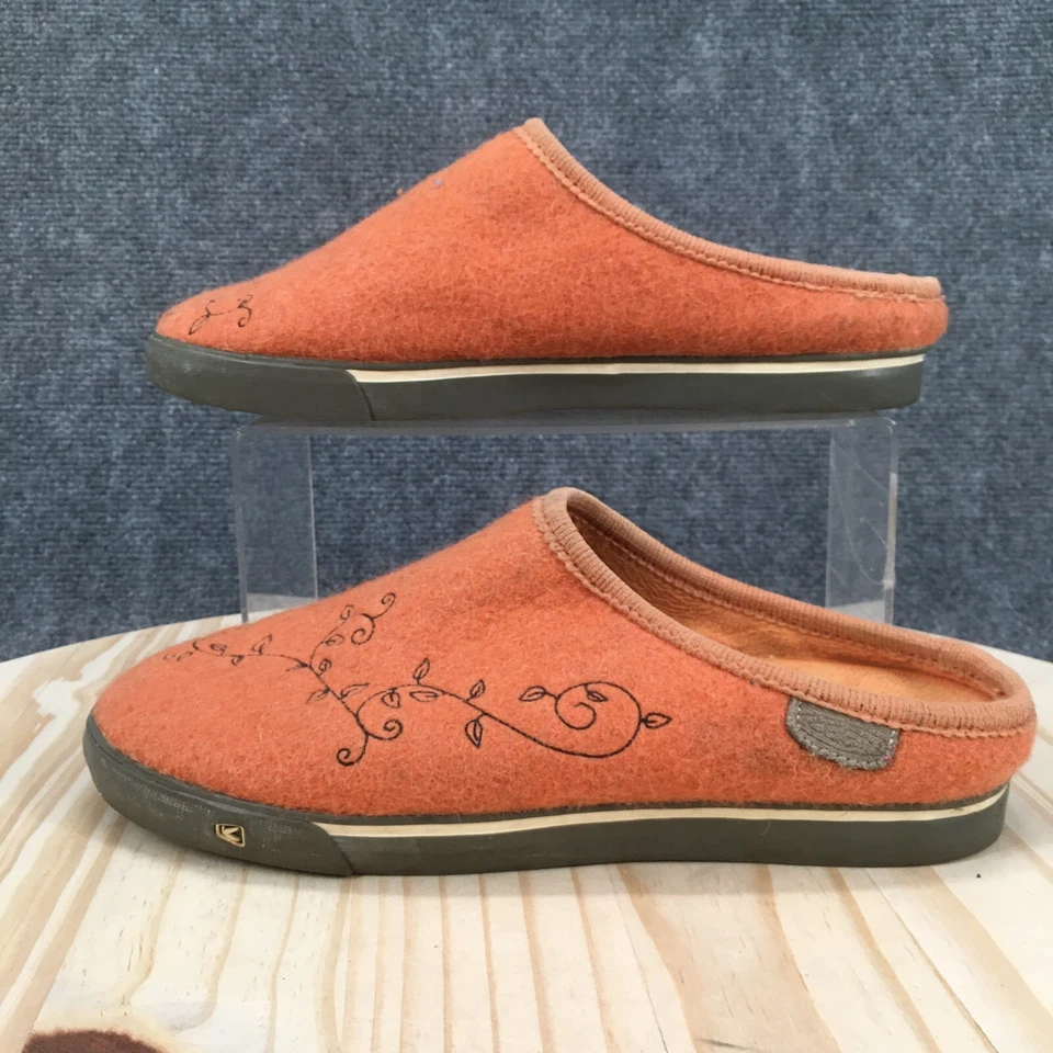 Zapatillas Keen Mujer 10 Zuecos Trillium Naranja Lana Punta Cerrada Comodidad 1007959 Foto 2 de 4