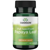 Swanson, Full Spectrum Papaya Leaf, 400Mg, 60 Kapseln - Blitzversand