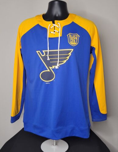 St. Louis Blues Jersey Vintage Rare New 1967 Replica Size M Hockey - Picture 1 of 4