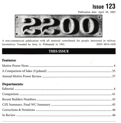Extra 2200 Süd Ausgabe #123 April 2002 Jahresmotiv Power Review - Bild 2 von 2