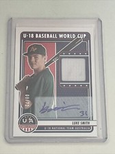 2023 Panini Stars & Stripes - Luke Smith - Team Australia Auto Relic (#08/72)