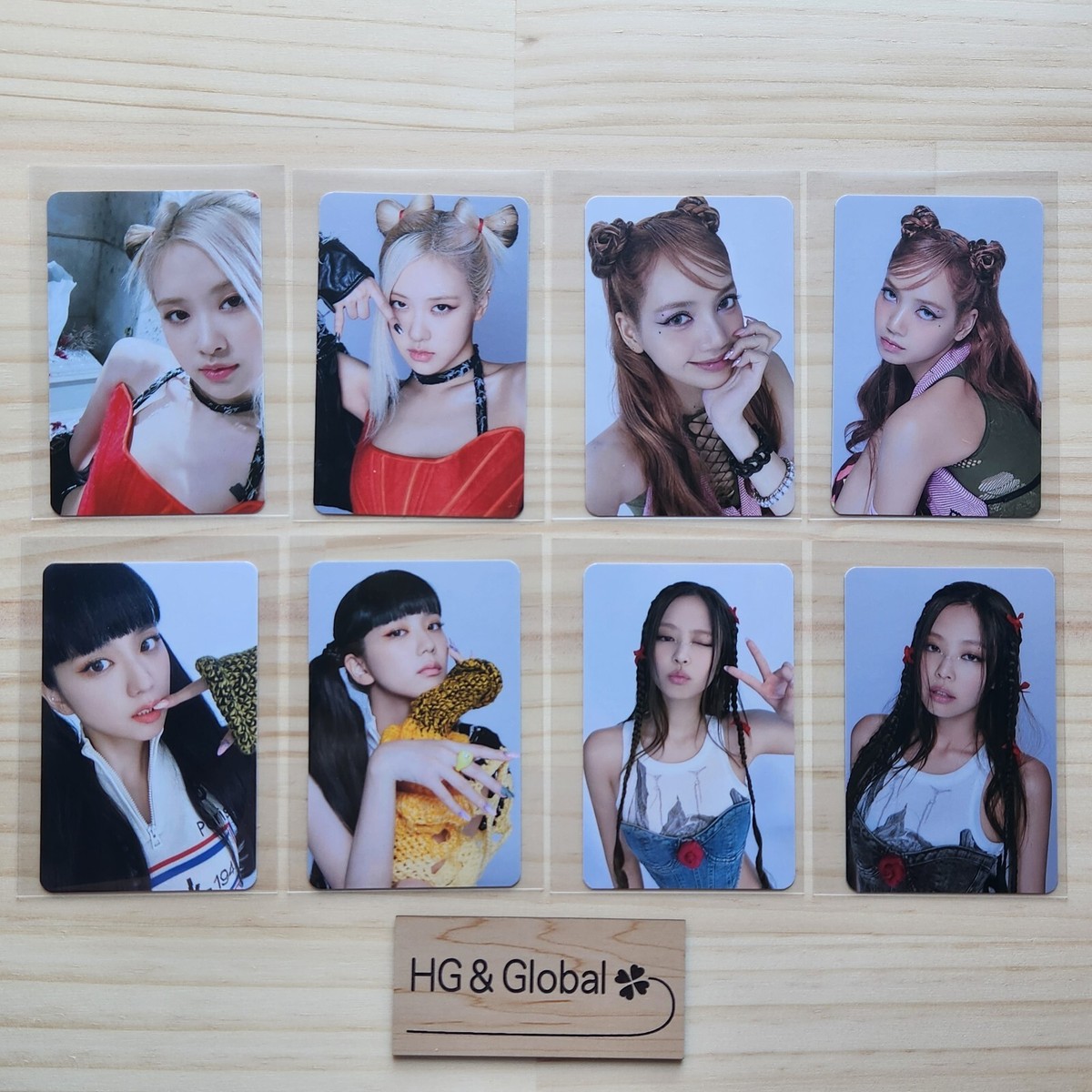 Blackpink BORNPINK All Members Official Photo card + 2 kit