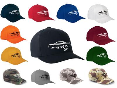 2015-20 SRT Hellcat Challenger Classic Color Outline Design Hat Cap NEW
