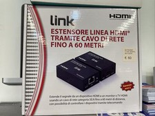 ESTENSORE HDMI SU CAVO CAT5 CAT6 1080P AMPLIFICATORE RJ45 3D HDCP 1.2 DOLBY LINK
