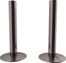 UK Radiators Pipe Covers & Collars Pipe Sleeves EasyFit Brass Black Nickel 130mm