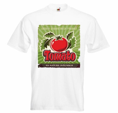 T-Shirt TOMATO TOMATEN DIÄT KALORIEN ABNEHMEN GEMÜSE FRÜCHTE GESUND ERNÄHRUNG