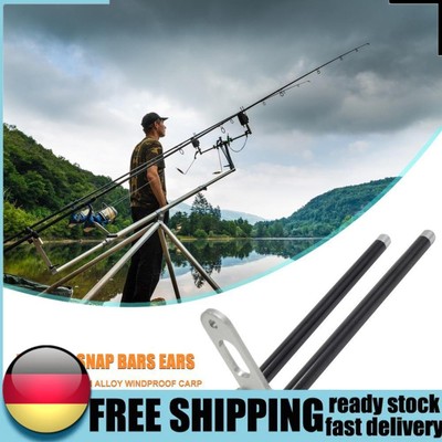 Demiawaking Snag Bar aus Aluminiumlegierung, für Karpfenangeln, Bar Ohren, mit A
