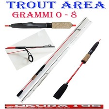 canna trout area pesca trota 2,10m 0 - 8g light spinning trout game rock fishing