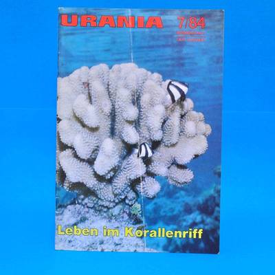 Urania 7 1984 DDR Korallenriff Austernseitling Kanada Edgar Degas Baikal-Robbe C