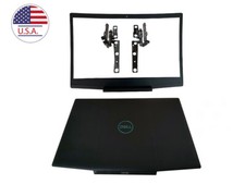 New Dell G3 15 3590 Blue Logo LCD Back cover Rear Lid Front Bezel Hinges set