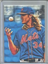 2017 NOAH SYNDERGAARD NS-1 NYM 2/3  ORIGINAL PRINT ART SKETCH CARD ARTIST SIGNED