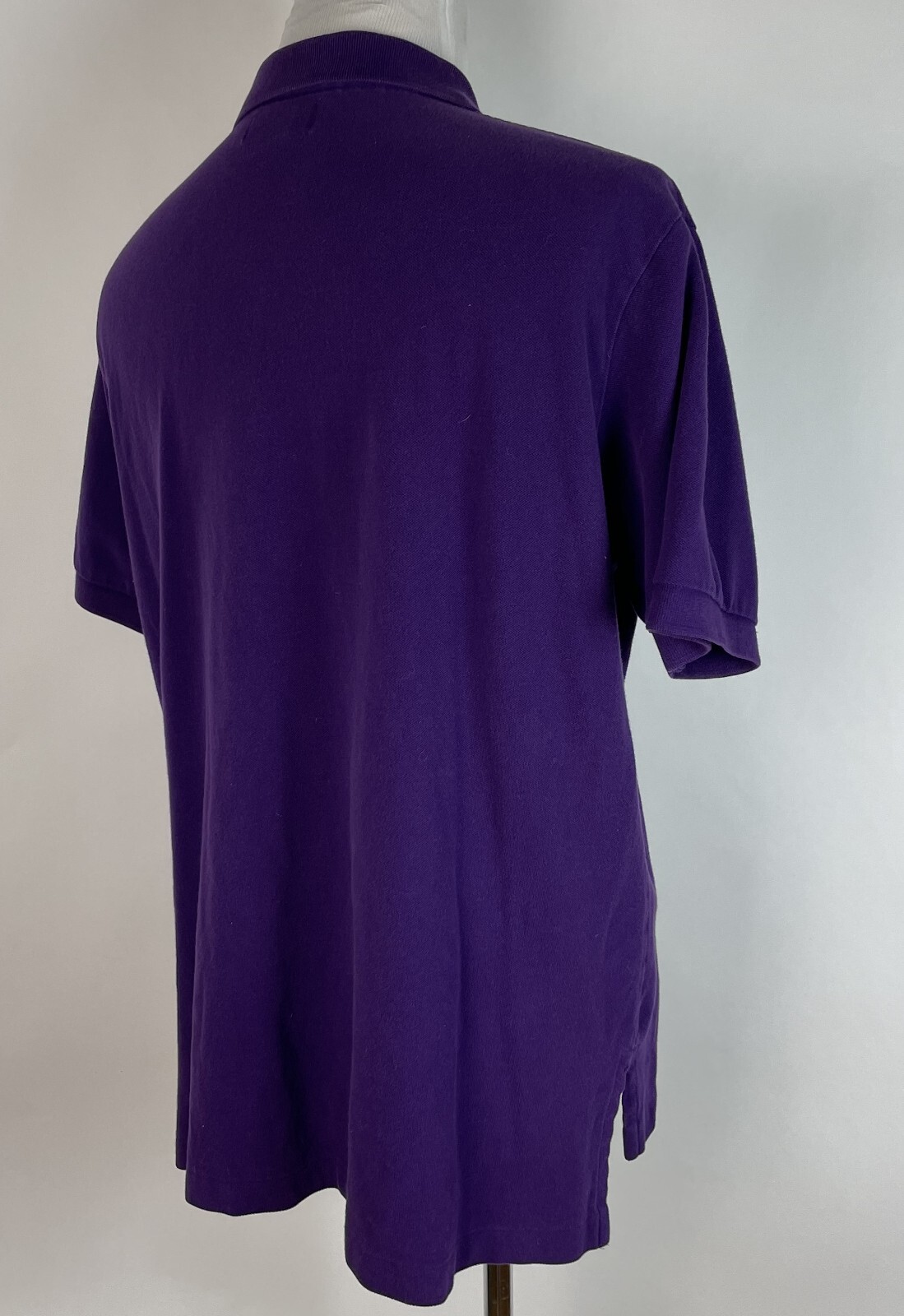 Polo Ralph Lauren uomo viola verde pony casual manica corta XL