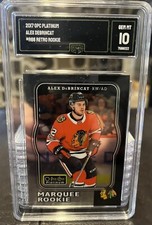 GMA 10 Gem Mint ALEX DeBRINCAT 2017/18 UD OPC O-Pee-Chee Platinum CARD RED WINGS