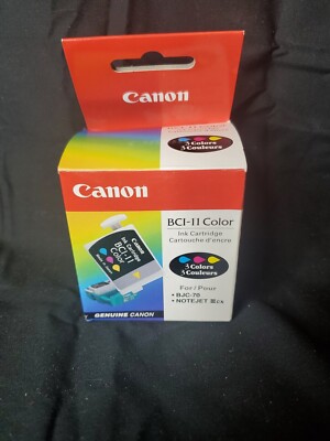 3pk Genuine Canon BCI-11 Color Ink Cartridge BJC-50 70 80 85 55 85w
