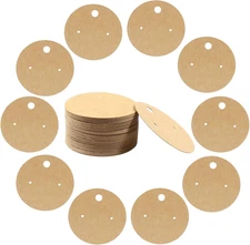 100 Pcs round Earring Display Holder Cards 5Cm/2 Inch Jewelry Cards Holder Kraft