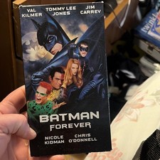 Warner Home Video Batman Forever VHS NTSC Full Screen PG-13 1995 Schumacher