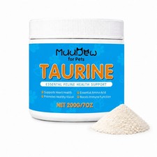 Taurine for Cats, Cat Supplement Heart, Vision, Skin light yellow
