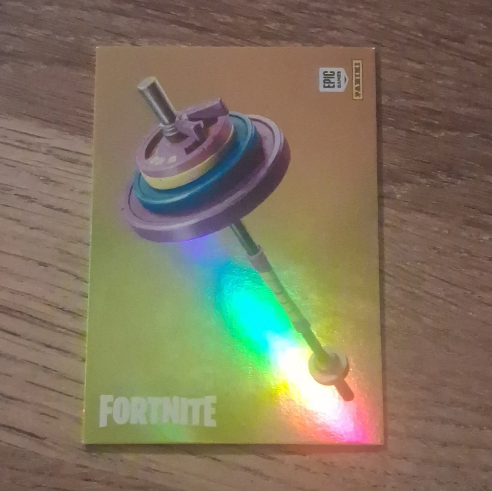 Panini Fortnite Axeroni #146 Carte à collectionner holographique 2019 carton - Photo 2/3